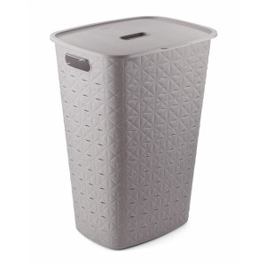 Koš na prádlo Curver Softex - 56 l, šedý
