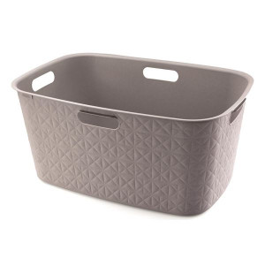 Koš na prádlo Curver Softex - 45 l, šedý