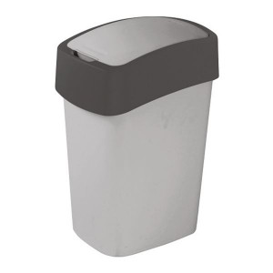 Odpadkový koš Curver Flipbin - 9 l, šedý