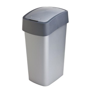 Odpadkový koš Curver Flipbin - 45 l, šedý