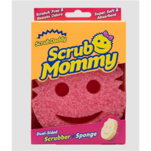 Houbička na nádobí Scrub Mommy Single - růžová