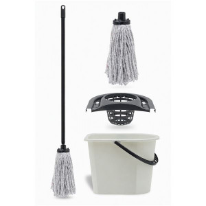 Úklidový set Vektex - mop, oválný, vědro 14 l