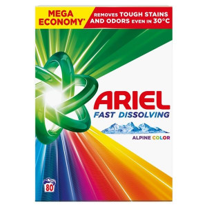 Prášek na praní Ariel Color - 4,4 kg, 80 dávek