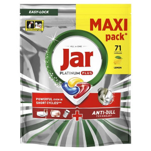 Tablety do myčky Jar - platinum plus, citron,71 ks