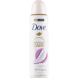 Deodorant Dove Advanced Care - Soft Feel, 150 ml