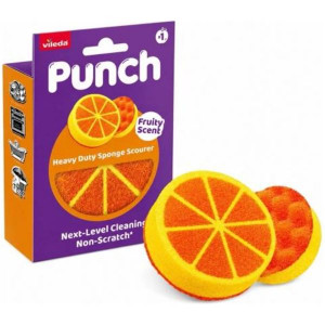 Houbička na nádobí Vileda Punch - orange, 1 ks