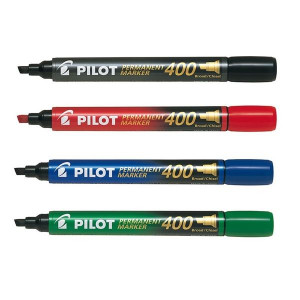 Permanentní popisovač Pilot 400, sada 4 barev