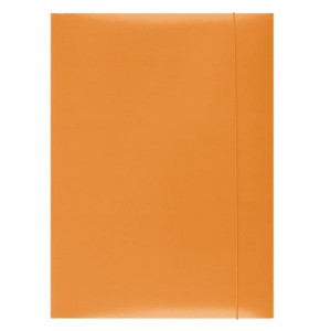 Papírové desky s gumičkou A4, oranžové