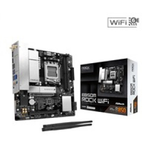 ASRock MB Sc AM5 B850M ROCK WIFI, AMD B850, 4xDDR5, 1xDP, 1xHDMI, WiFi, mATX