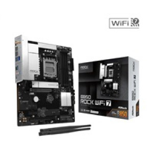 ASRock MB Sc AM5 B850 Rock WiFi 7,  AMD B850, 4xDDR5, 1xHDMI, WiFi, mATX