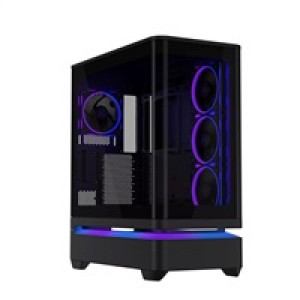 ASUS case PRIME AP304 TG ARGB BLACK, ATX, Průhledná bočnice, 4x120mm ARGB, černá