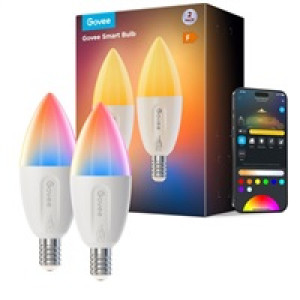Govee Smart žárovka RGBWW 5W-50W 450lm E14 Long Life 2ks Matter
