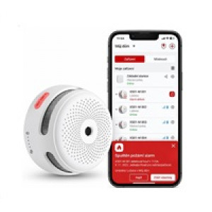 X-Sense XS01-M RF detektor kouře s vyměnitelnou baterií pro stanici SB550