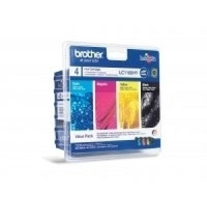 Brother LC-1100HY sada inkoustů - black, magenta, yellow, cyan