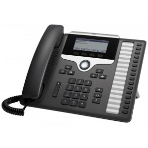 Cisco CP-7861-K9= VoIP telefon, 2x LAN, 1x AUX, s displejem