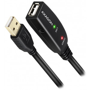 AXAGON aktivní prodlužka/repeater USB2.0 / ADR-207 / 7,5m