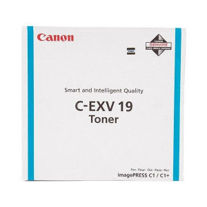 Canon originální  TONER CEXV19 CYAN Imagepress C1/C1+ 16 000 stran A4 (5%)