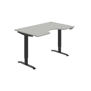 Psací stůl Hobis Motion Ergo MSE 2M 1400 - šedá/če