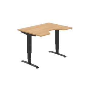 Psací stůl Hobis Motion Ergo MSE 3 1200 - dub/čern