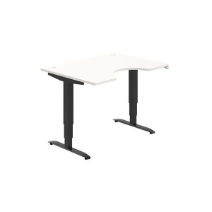 Psací stůl Hobis Motion Ergo MSE 3 1200 - bílá/čer