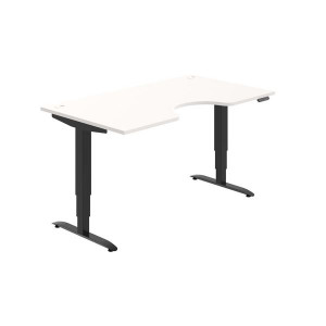 Psací stůl Hobis Motion Ergo MSE 3M 1600 - bílá/če