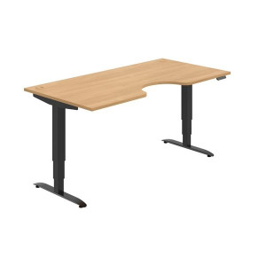 Psací stůl Hobis Motion Ergo MSE 3M 1800 - dub/čer