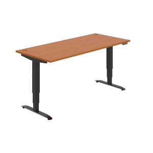 Psací stůl Hobis Motion MS 3M 1800 - třešeň/černá