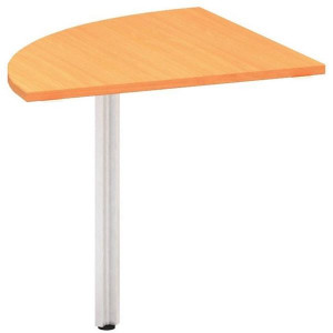 Přídavný stůl Alfa 100 - čtvrtkruh 80 cm, buk Bava