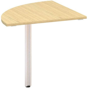 Přídavný stůl Alfa 100 - čtvrtkruh 80 cm, dub Vice