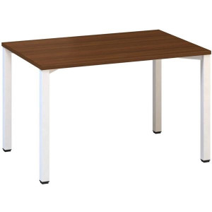 Psací stůl Alfa 200 - 120 x 80 cm, ořech/bílý