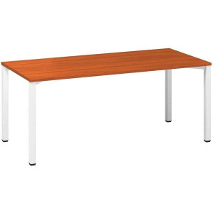 Psací stůl Alfa 200 - 180 x 80 cm, třešeň/bílý