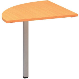 Přídavný stůl Alfa 200 - čtvrtkruh 80 cm, buk Bava