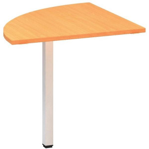 Přídavný stůl Alfa 200 - čtvrtkruh 80 cm, buk Bava