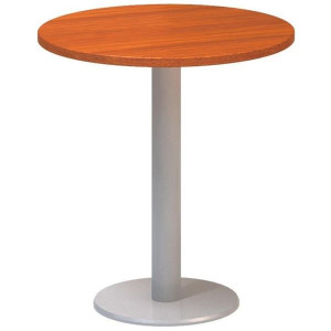 Jednací stůl Alfa 400 - 70 cm, třešeň/stříbrný