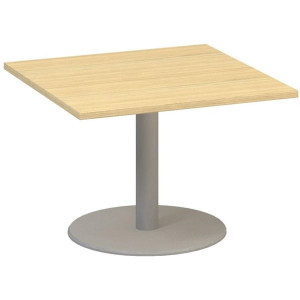 Jednací stůl Alfa 400 - 80 cm, nízký, dub Vicenza/