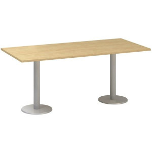 Jednací stůl Alfa 400 - 180 cm, divoká hruška/stří