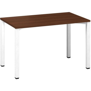 Psací stůl Alfa 200 - 120 x 70 cm, ořech/bílý