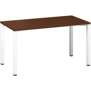 Psací stůl Alfa 200 - 140 x 70 cm, ořech/bílý