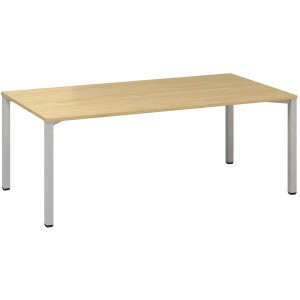 Jednací stůl Alfa 420 - 200 x 100 cm, divoká hrušk