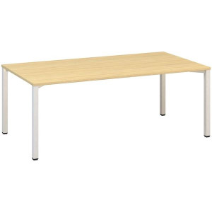 Jednací stůl Alfa 420 - 200 x 100 cm, dub Vicenza/