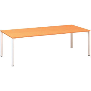 Jednací stůl Alfa 420 - 240 x 100 cm, buk Bavaria/