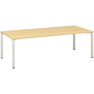 Jednací stůl Alfa 420 - 240 x 100 cm, dub Vicenza/