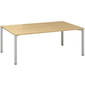 Jednací stůl Alfa 420 - 200 x 120 cm, divoká hrušk