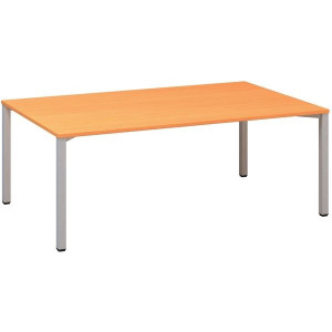 Jednací stůl Alfa 420 - 200 x 120 cm, buk Bavaria/