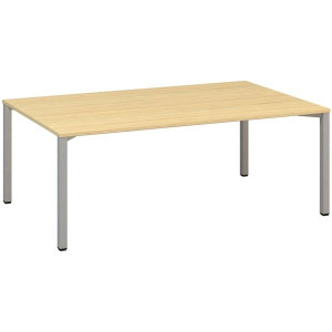 Jednací stůl Alfa 420 - 200 x 120 cm, dub Vicenza/