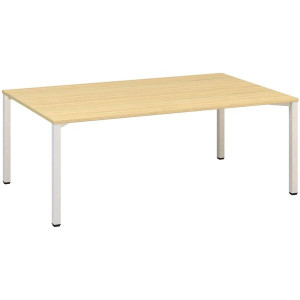 Jednací stůl Alfa 420 - 200 x 120 cm, dub Vicenza/