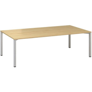 Jednací stůl Alfa 420 - 240 x 120 cm, divoká hrušk