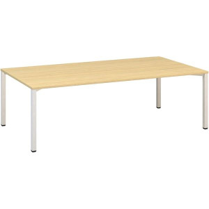 Jednací stůl Alfa 420 - 240 x 120 cm, dub Vicenza/