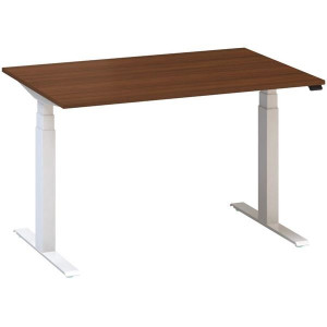 Výškově stavitelný stůl ALFA UP - 120 cm, ořech/bí
