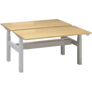 Výškově stavitelný stůl ALFA UP/duotable - 140 cm,